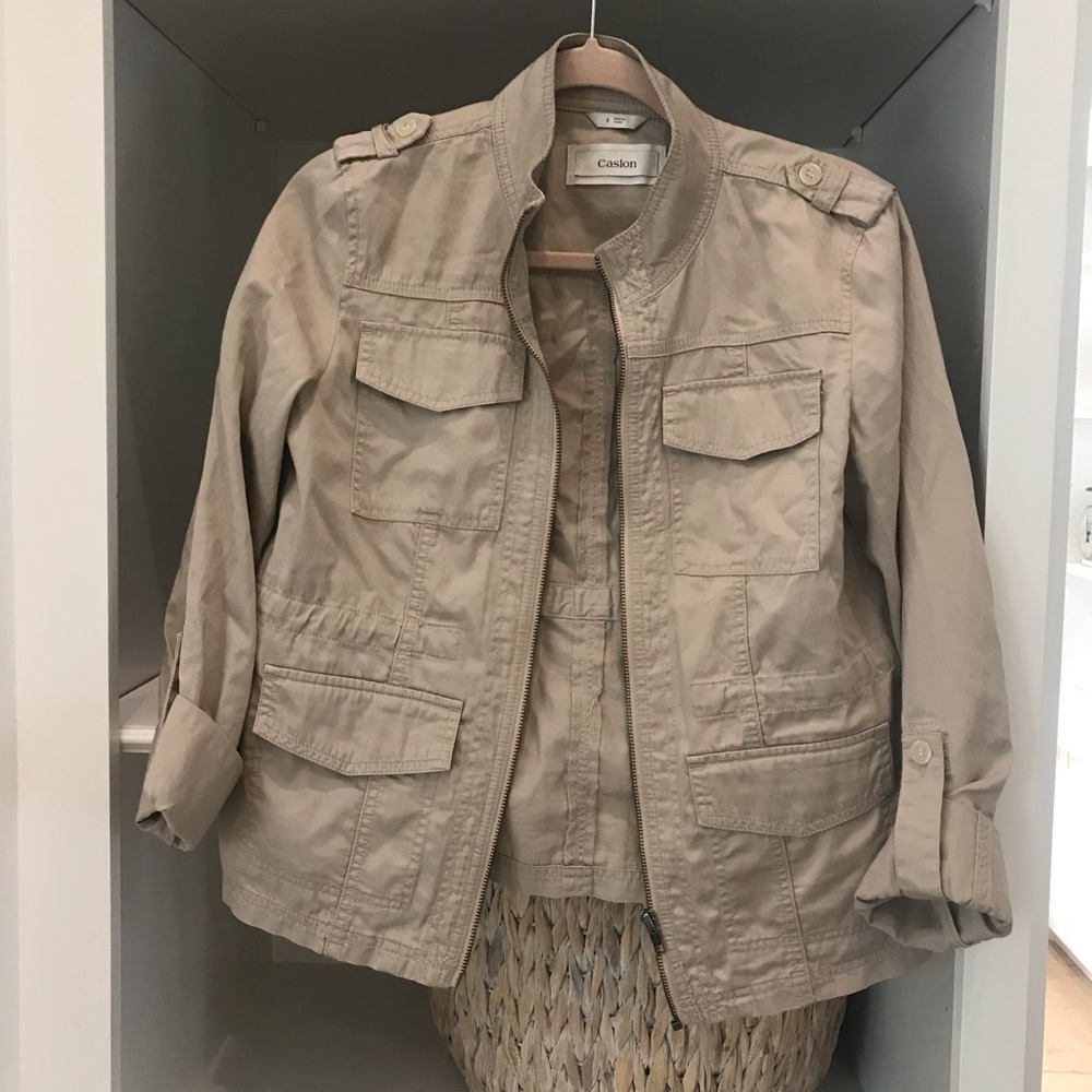 Khaki Caslon utility jacket